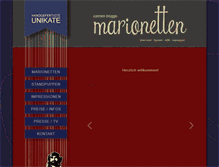 Tablet Screenshot of ck-marionetten.de